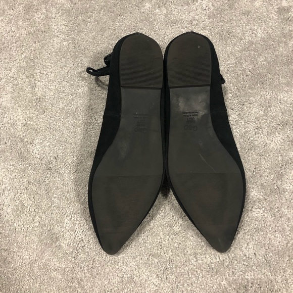 Lace-up Pointed Ballet Flats - Picture 4 of 8